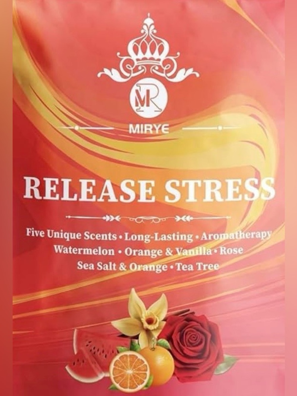 MIRYE Release Stress Aromatherapy Sachet - Red & Orange